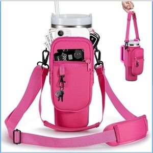 Crossbody Bottle Holder and organizer for 30oz. Cups (cup not included)
